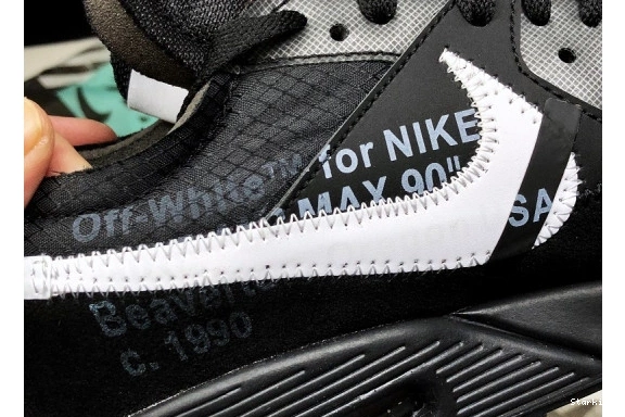 AA7293-001  Max Black Air O-W Nike 90 0708